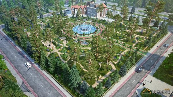 3D визуализация зоопарка