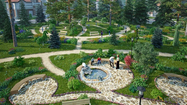 3D визуализация зоопарка