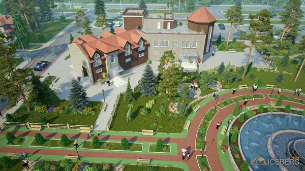 3D визуализация зоопарка