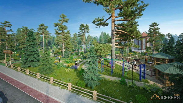 3D визуализация зоопарка