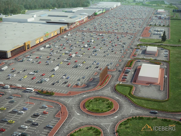 3D визуализация гипермаркета «Глобус»