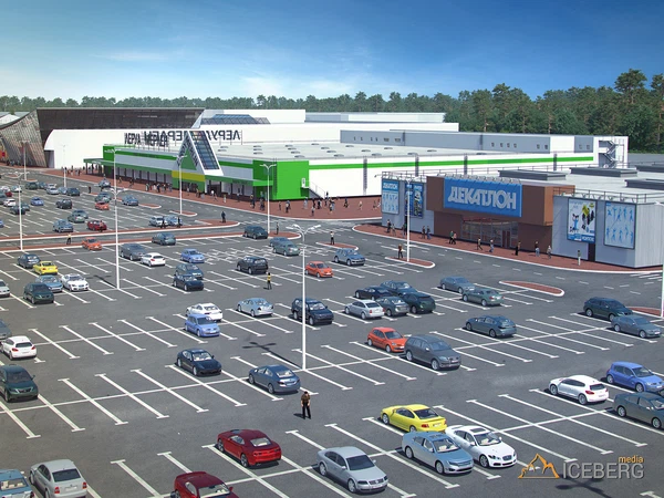 3D визуализация гипермаркета «Глобус»