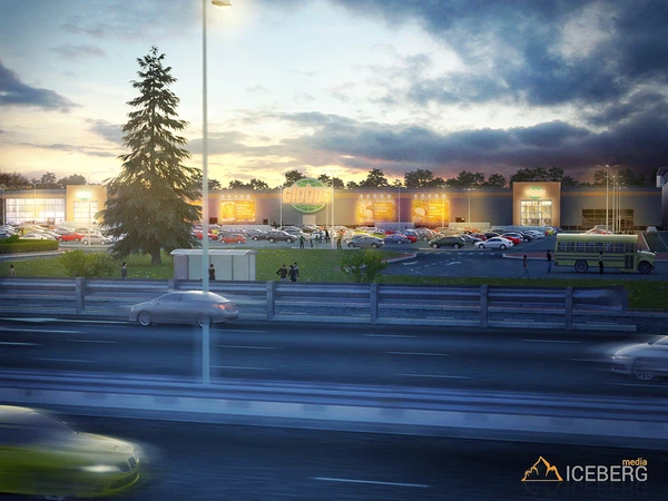 3D визуализация гипермаркета «Глобус»