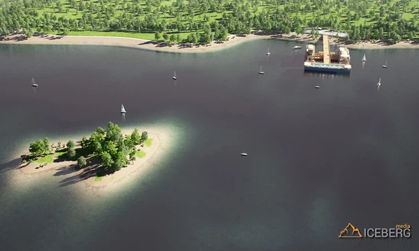 3d визуализация ресторана "Нескучный Сад" г. Москва