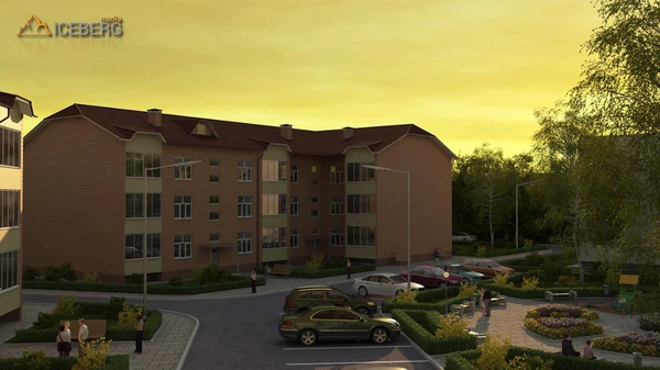 3D визуализация проекта застройки