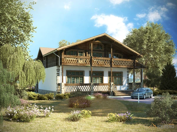 проектирование загородного дома и 3d визуализация проекта