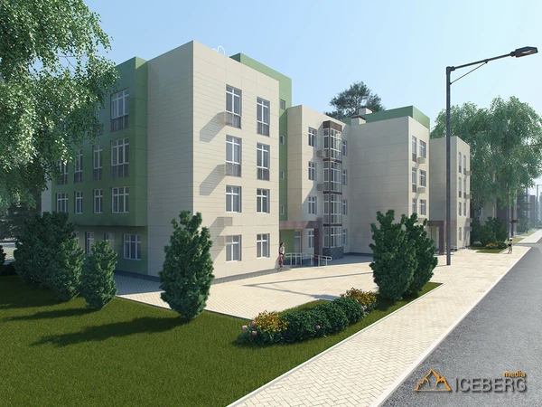 3d визуализация малоэтажного дома