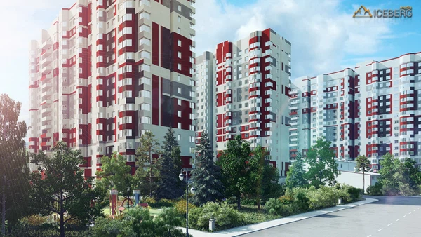 3D визуализация  жилого комплекса