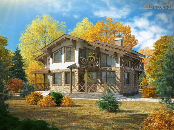 Фотореалистичная 3d визуализация дома