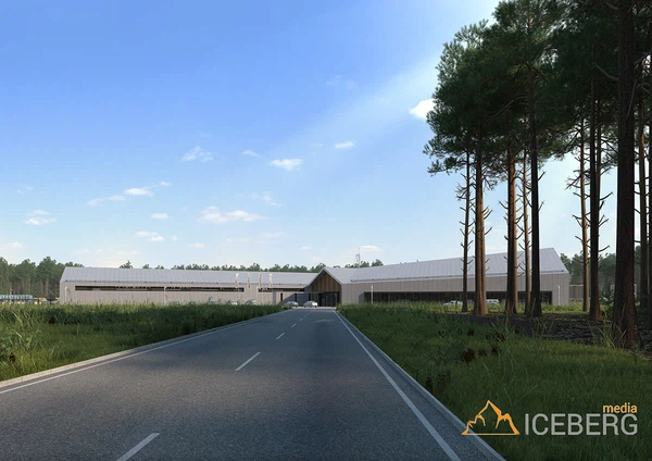 3d визуализация проекта свинофермы