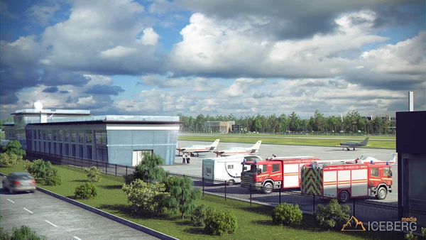 3d визуализация аэропорта