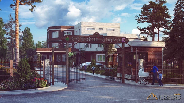 3d визуализация Детского Сада