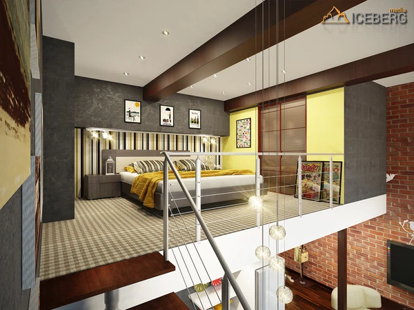 Дизайн проект квартиры в стиле Лофт