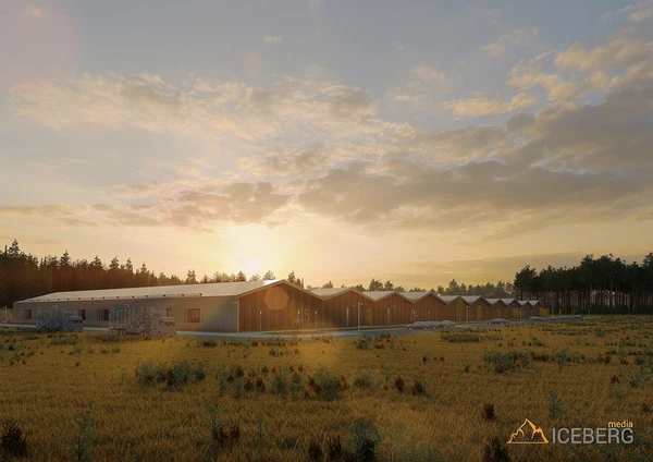 3D моделирование и создание визуализации проекта птицефермы