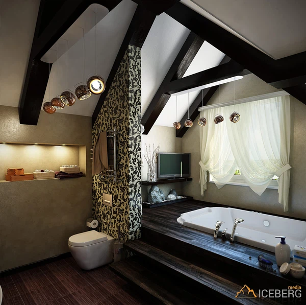 Дизайн проект интерьера коттеджа