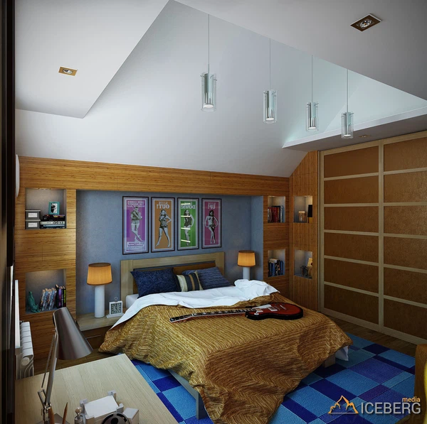 Дизайн проект интерьера коттеджа