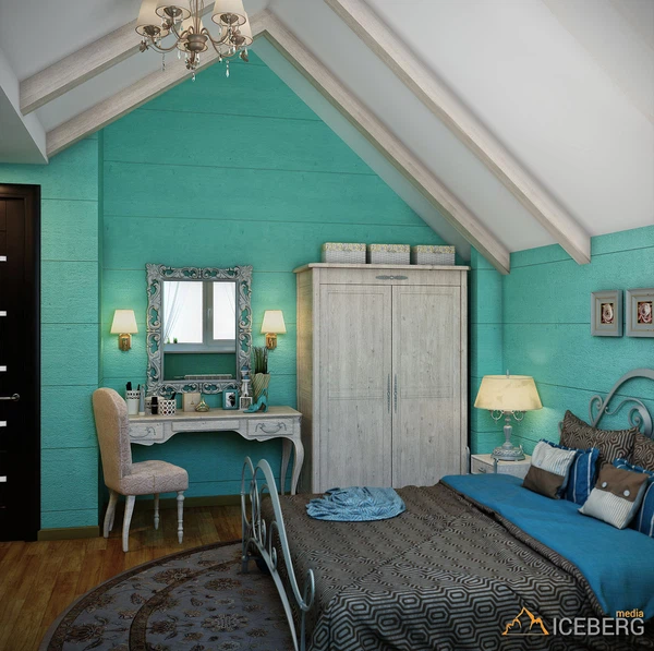 Дизайн проект интерьера коттеджа