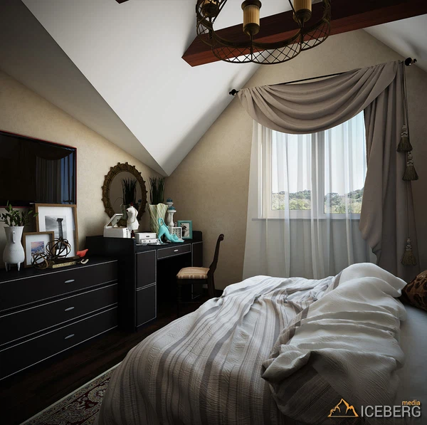 Дизайн проект интерьера коттеджа