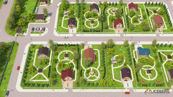 3d интерактивный тур по поселку для размещения на сайте