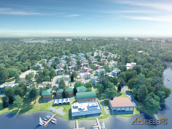 3d визуализация малоэтажной жилой застройки с визуализацией интерьера