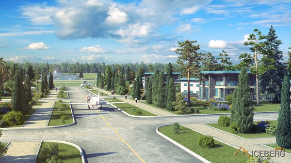 3d визуализация аэропорта АОН "Волоколамск".