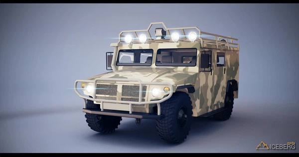 создание дизайн-проекта салона внедорожника Газ-2330 «Тигр»