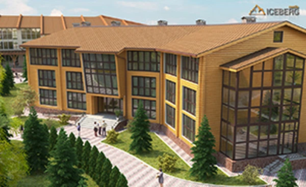 3d визуализация отеля