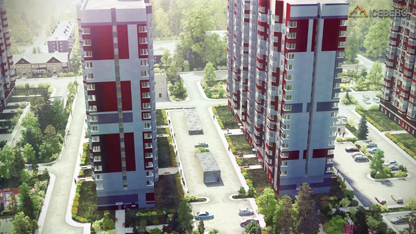 3D визуализация  жилого комплекса