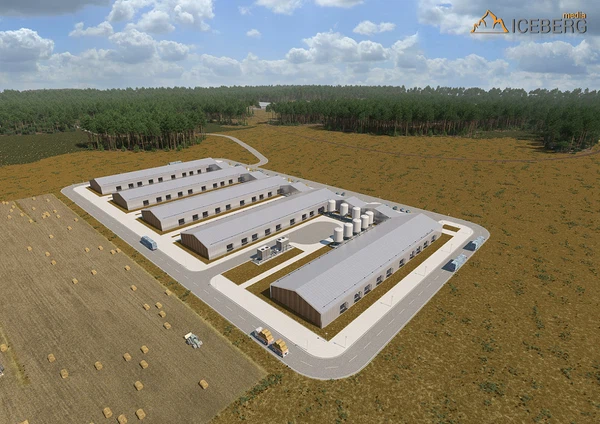 3D моделирование и создание визуализации проекта птицефермы