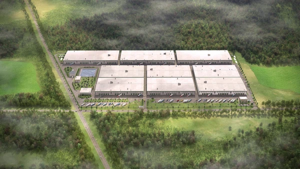 Визуализация складского комплекса