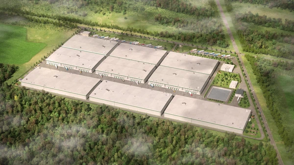 Визуализация складского комплекса