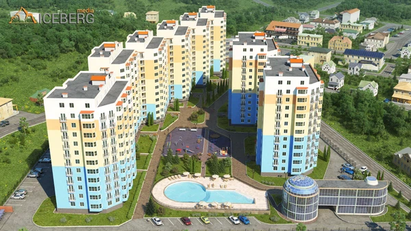 3d визуализация  ЖК и  создание презентационного видеоролика