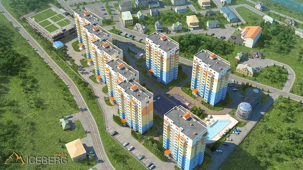 3d визуализация  ЖК и  создание презентационного видеоролика