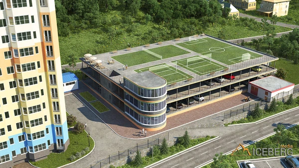 3d визуализация  ЖК и  создание презентационного видеоролика