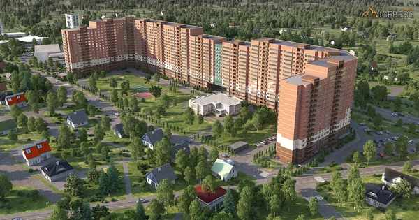 3d визуализация жилого комплекса