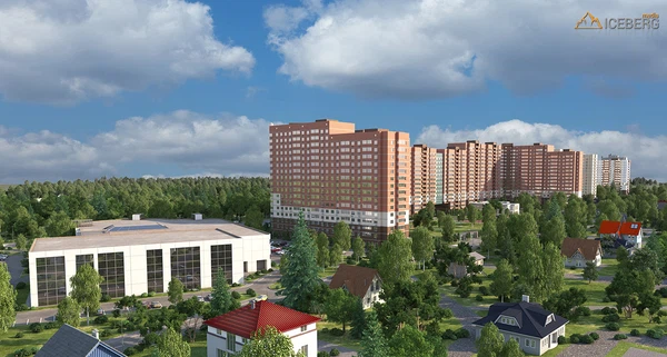 3d визуализация жилого комплекса