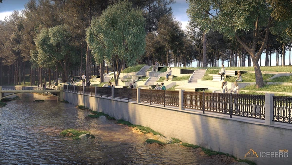 визуализация парка