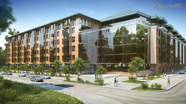 рендер жилого комплекса