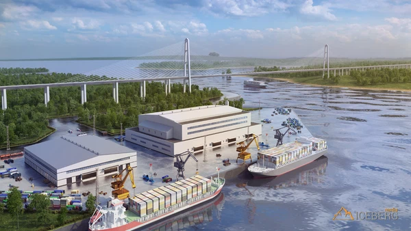 Визуализация складского комплекса